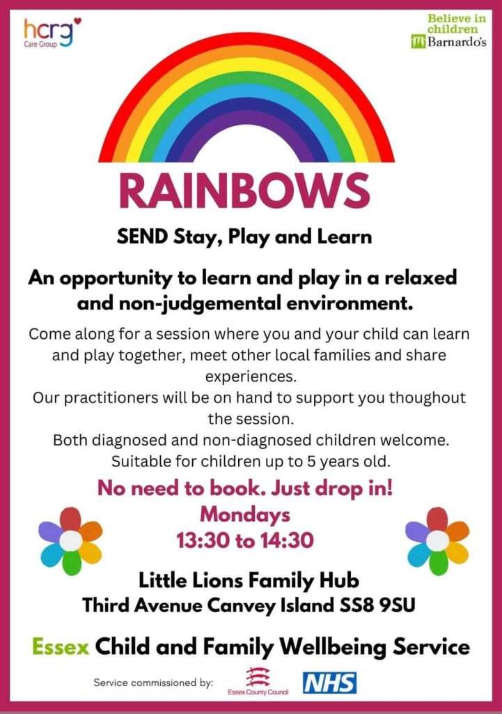 Rainbows SEND Stay, Play and Learn