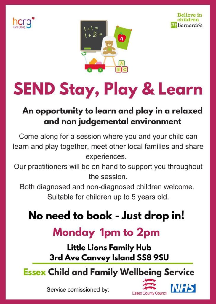 Rainbows SEND Stay, Play and Learn