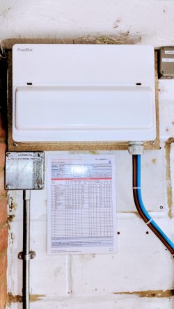 New consumer unit installation on Canvey with a full EIC (Electrical Installation Certificate)