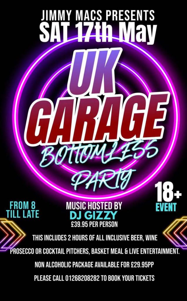 UK Garage Bottomless Party