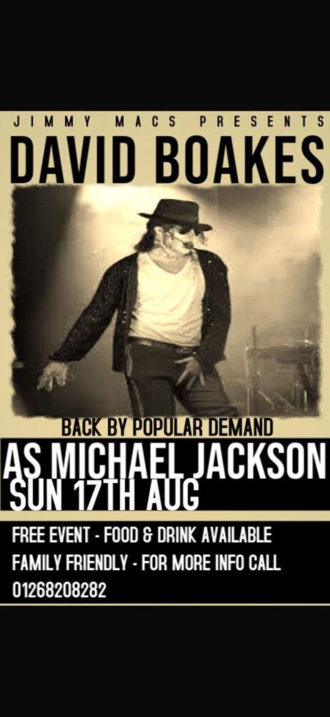 David Boakes as Michael Jackson