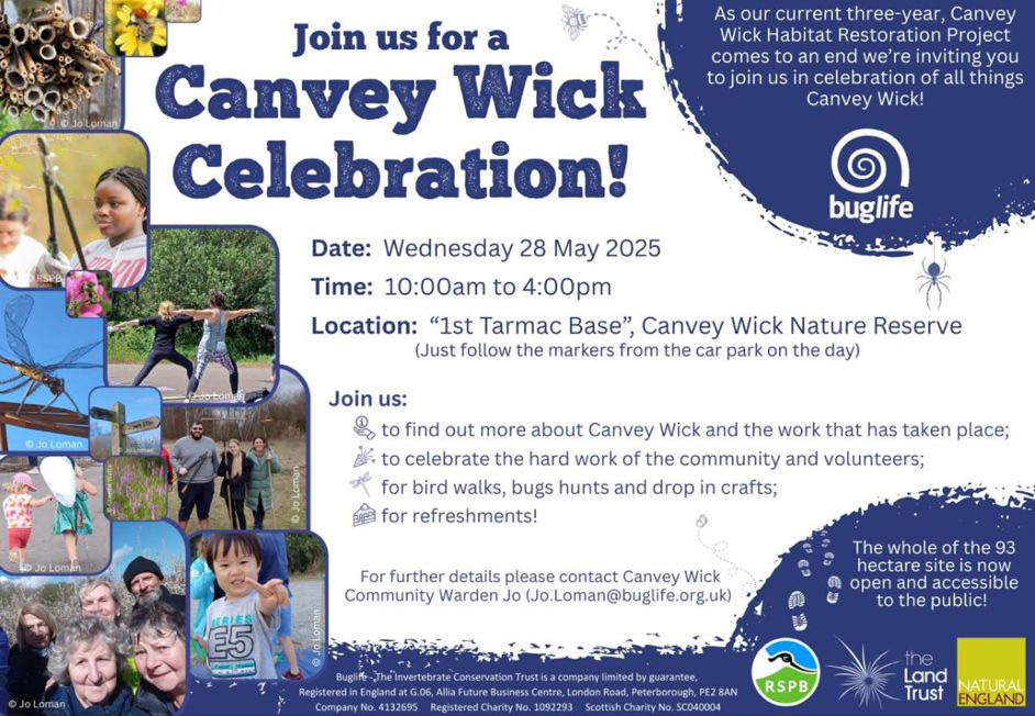 Canvey Wick Habitat Restoration Project Celebration