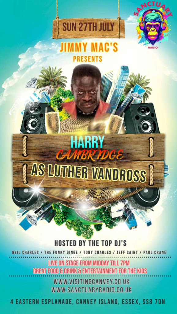 Harry Cambridge as Luther Vandross