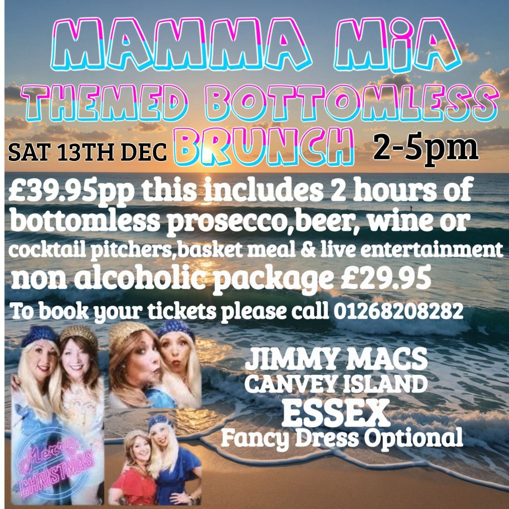 Mamma Mia Themed Bottomless Brunch