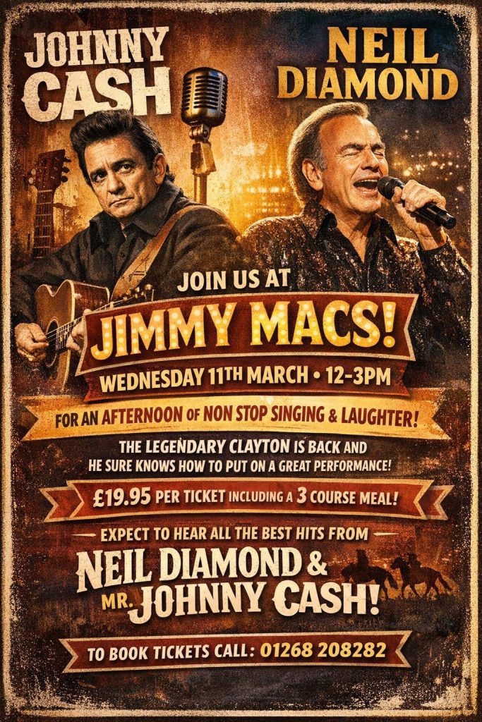 Legendary Clayton: Johnny Cash & Neil Diamond